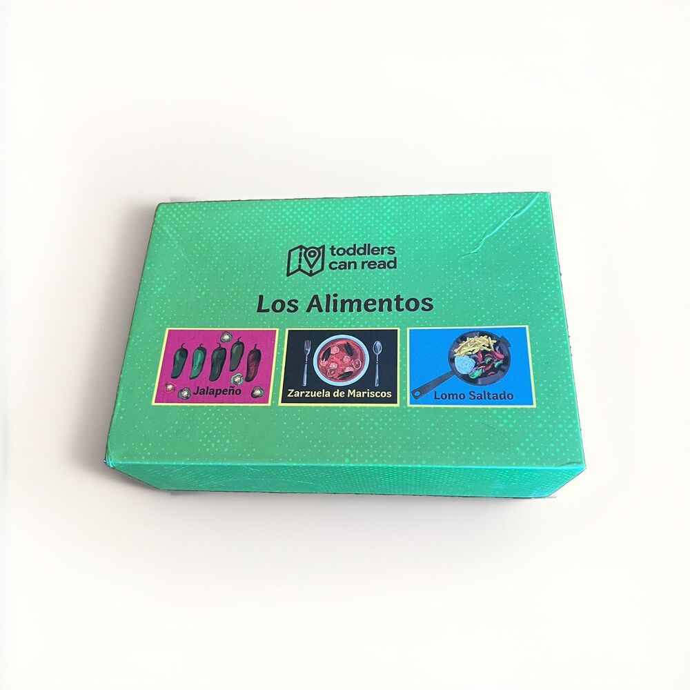 Toddlers Can Read ABC Sound Flash Cards Spanish ABC learning cards
